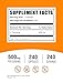 BulkSupplements.com L-Tyrosine 500mg Capsules - Tyrosine Supplement, Amino Acid Supplement - Gluten Free, 1 Capsule per Serving, 240 Capsules (Pack of 1)