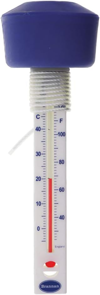 Brannan Floating Swimming Pool Thermometer Large Easy to Read Water Temperature Thermometer Suitable for Pond Hot Tub Cold Plunge Ice Bath Wild Swimming Spa Accessories