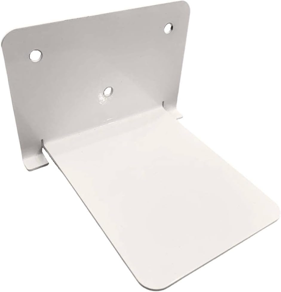 Floating invisible concealed bookshelf CF Fasteners, White X1