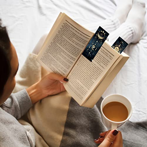 12 Pcs Cool Night Sky Bookmark, Bookmarks For Book Lovers, Bulk Bookmarks For Men, Unique Book Mark For Boys, Girls, Students, Classroom Gifts, School Prize, Reading Present #TOP6