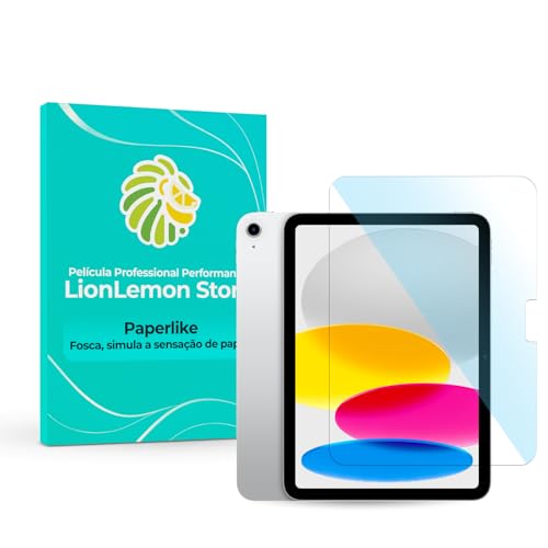 Película Paperlike para iPad 10ª e 11ª geração tela 11' - Premium Fosca de cerâmica - Proteção e Alta definição para o seu iPad - LionLemon Store