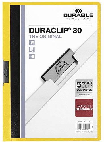 DURACLIP 30 A4 Clip Folder, Anthracite Grey, Single Cover - Image 4
