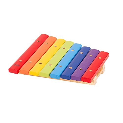 Xilofone Colorido 8 Teclas Em Madeira Kidzzo
