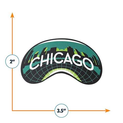 Image of Vagabond Heart Chicago Sticker - Weatherproof - Chicago Vinyl Sticker - Illinois Home Sticker (Pack of 3)