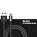 COSOOS 4 Short USB Micro Cables(9in/23cm) Nylon Braided Charge & Sync Power Cord for Samsung Galaxy S7 Edge/ S6/ S5/ S4, Note 5/4/ 3, USB Charging Station, MP3, headlamp, Android Device