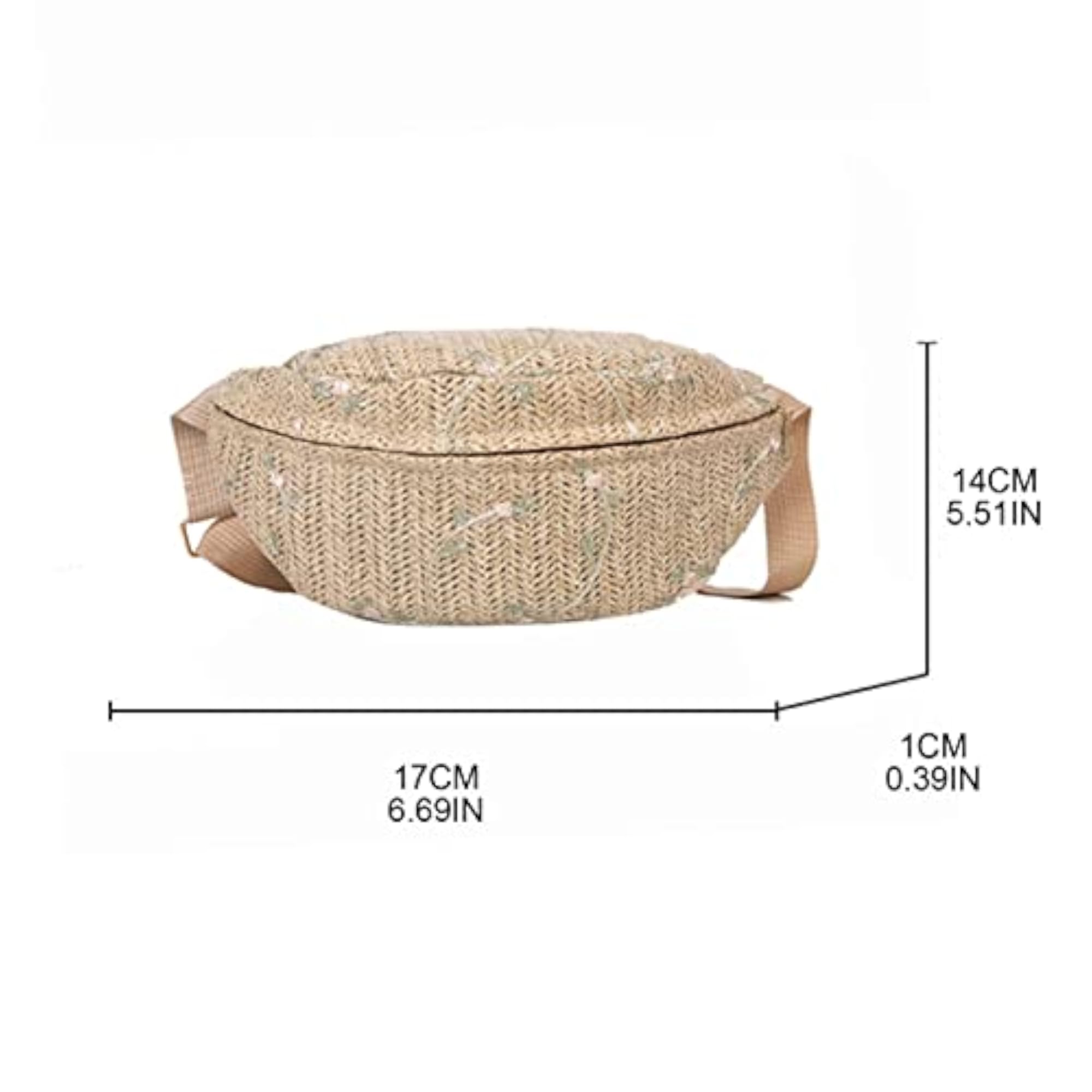 Women's Lace Woven Neck Wallet Cross Body Chest Bag