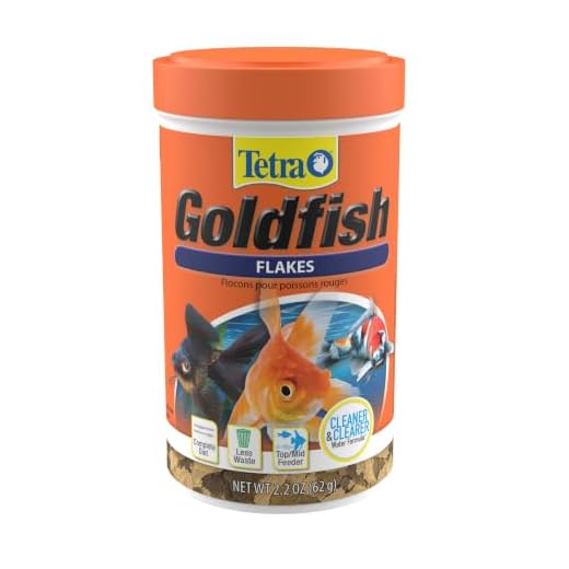 Tetra Goldfish Flakes 2.2 Ounces, Balanced Diet, Clear Water Formula