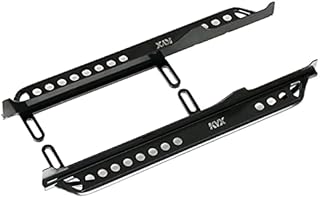 KYX Racing Metal Rock Slider Side Step Running Boards Foot-Plate Upgrades Parts Accessories for 1/6 RC Crawler Car Axial SCX6 AXI05000