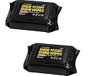 LACVIAA Natural Shoe Cleaner Wipes – 160 Total Wipes – Removes Dirt Stains from Sneakers Boots Travel-Friendly Cleaning Combo of 2 gallery image