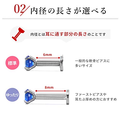 凛（RIN）『立爪ジュエルインターナルラブレット18G16G14G』