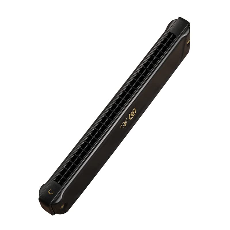 Harmonica Vibrato harmonica Zodiac harpe 24 trous orgue professionnel instrument clé C noir - Les Beatles, Paul McCartney, John Lennon, RIngo Starr, George Harrison Harmonica Vibrato harmonica Zodiac harpe 24 trous orgue professionnel instrument clé C noir – Image 5