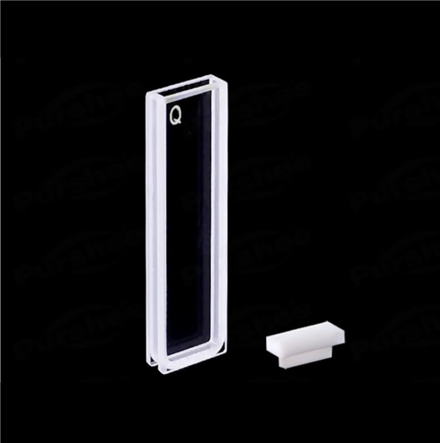 Cuvettes en quartz 2 mm JGS1 avec couvercle pour spectrophotomètre de laboratoire