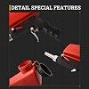Doppy Air Sandblasting Gun, 1/4 Sandblasting Gun Spray Tool,Sandblaster Gun Gravity, Nozzle Diameter 11MM, for Air Compressor,Remove Paint, Stains, Rust & Clean Surfaces