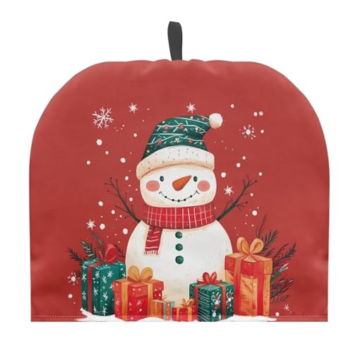 Image of Hudotybom Cold Snowman Tea Cozy for Teapot Insulated Large Teapot Cover to Keep Warm Tea Kettle Cover Thanksgiving Fall Kitchen Home Decorations