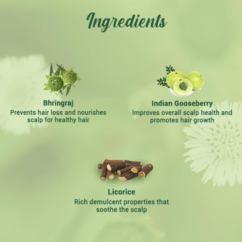 Aceite de bhringraj KP de 200ml para la caída del cabello y tratamiento crecedor 7