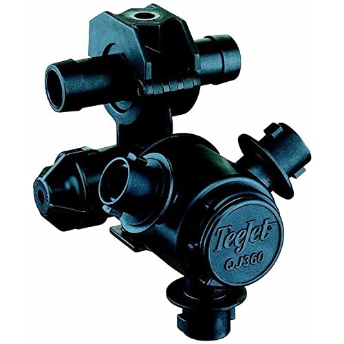 3 Outlet Quick Nozzle Body w/Check Valve 3/4" ID Double Hose Shank For Dry Boom QJ363C-750-2-NYB