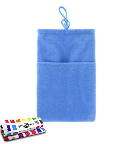 Pochette HTC FIRST [Cocoon] [Bleu] de MUZZANO + STYLET et CHIFFON MUZZANO® OFFERTS - La Protection Antichoc ULTIME, ELEGANTE ET DURABLE pour votre HTC FIRST