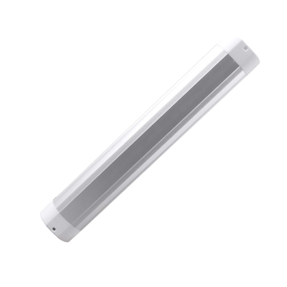 Lanterna LED da Campeggio Ricaricabile Usb, Bianca Pvc | Tubo LED Magnetico, Opzioni di Illuminazione Multiple, Protezione Circuiti, per Casa e Campeggio