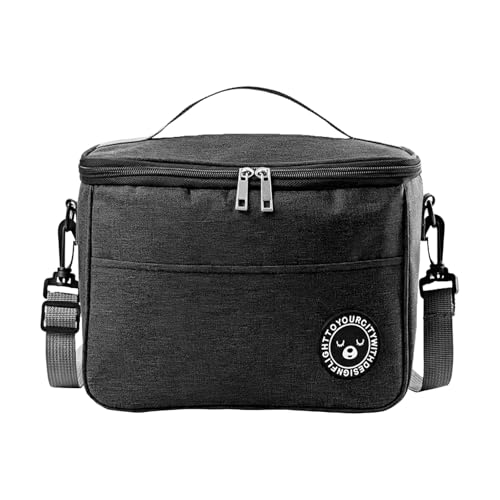 ALLY-MAGIC Kühltasche 6L, Lunchbox Tasche, Kühltasche Faltbar, Lunchtasche Isoliert, Tragbar Lunchbox Tasche für Arbeit ...