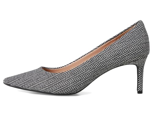 Cole Haan Women's Go-to Janey Pumps, White/Black Herringbone, 7.5-B US