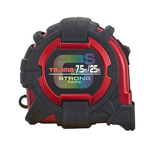 Cinta métrica TAJIMA GS-25 con hoja recubierta de acrílico resistente y doble escala premium 3