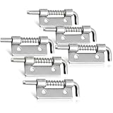 SWYZOR Chiavistello Porta, 6 Pezzi Chiavistello a Molla, Catenacci a Molla per Cancelli,pe...