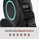 Rowing Machine for Home Row Rower Machine with 16-Level Adjustable Resistance, LCD Monitor, 350 lbs Capacity, Whisper Quiet, Compact & Space-Saving with Transport Wheels for Home, Office, Apartment - Image 5