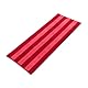 Möve Beach Blockstreifen Strandtuch 80 x 200 cm aus 100% Baumwolle, Ruby/Coral