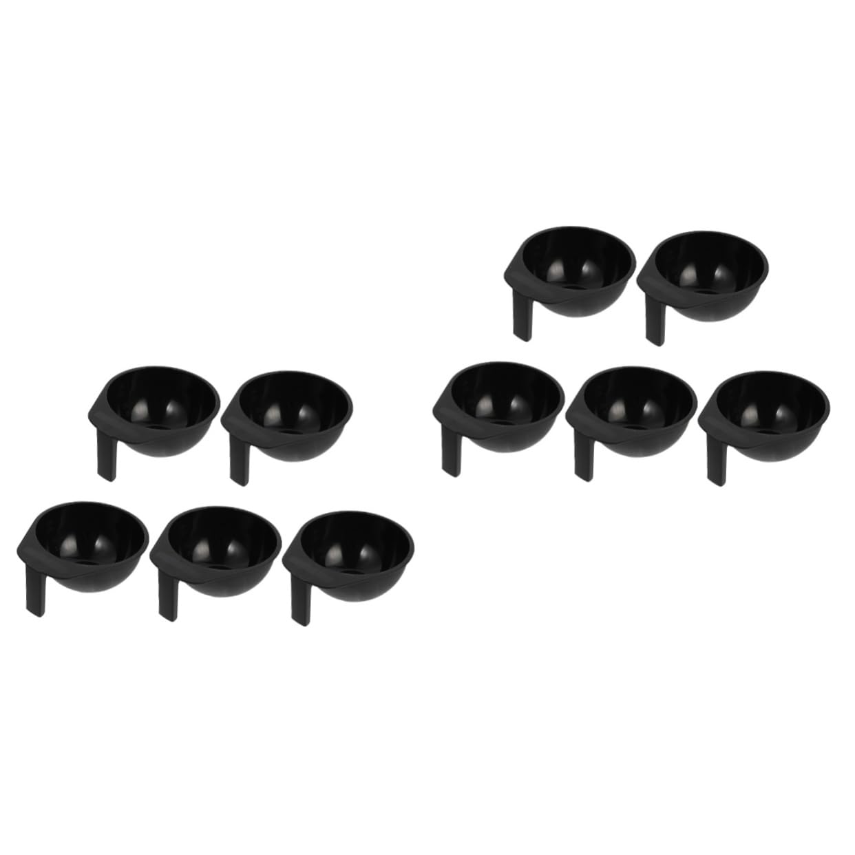 SOESFOUFU 2sets Hair Mixing Bowls Set Salon Dye Bowl Brush Hair Coloring Mixing for Dyeing for Home Salon 5pcs*2