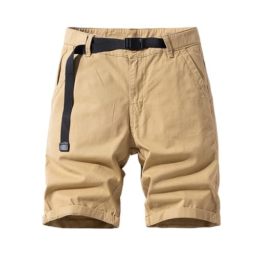 Pantalon cargo homme noir en coton résistant contre l'usure aux genoux