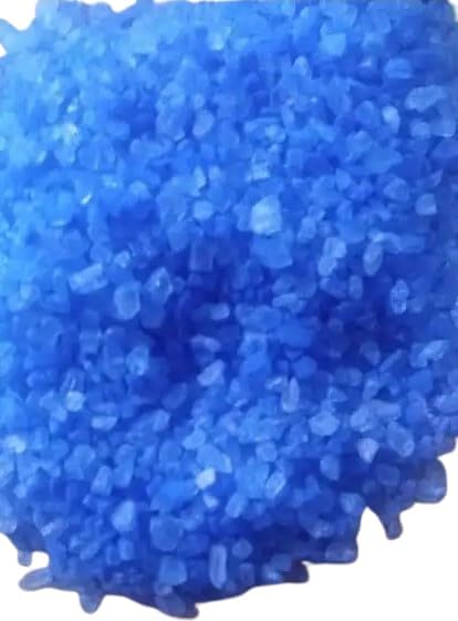 Imagem superior focando apenas nos cristais azuis.