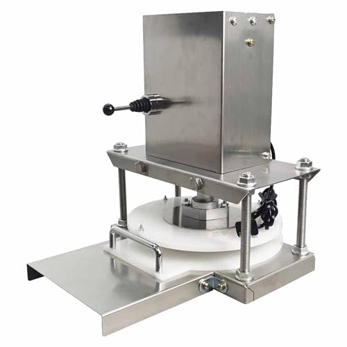 Preasion Electric Tortilla Dough Roller 8.6Inch Sheeter Pastry Pizza Dough Pastry Press Making Machine 110V-220V cover