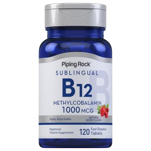 Piping Rock B12 1000 mcg Sublingual Tablets