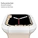 Spigen Rugged Armor Protector Designed for Apple Watch Case Series 9/8/SE2/7/6/SE/5/4 41mm/40mm Durable TPU Cover - White