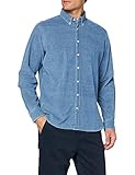 cotton Hackett Mens Indigo Baby Cord Shirt, 561INDIGO, XL