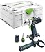 Produktbild Festool Akku-Bohrschrauber DRC18/4 Li-Basic Herstellernr. 574695, Schwarz/Grün