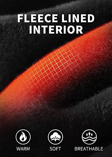 Ewedoos Fleece Lined Pants Women Flare Yoga Pants With Pockets For Women Bootcut Thermal Pants For Winter Black #TOP2