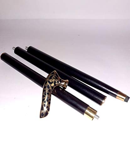 Canne de marche en bois style cadeau victorien pour collectionneur