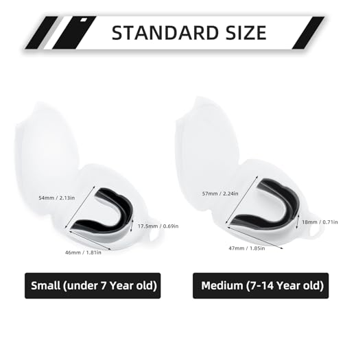 image for LPONJAR 5 Pack Kids Youth Mouth Guard for Sports, Boys Girls Mouth Gua