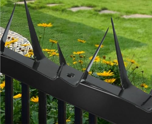Miniatura 6 de Clavos De Pared De Valla De Puerta Antirrobo, Clavos De Pared De Valla De Seguridad Y Escalada Building Supplies - Pinchos De Seguridad De Metal 39x10 Cm, 8 Unidades,Para Proteger A Los Defensores