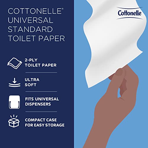 Lenço de banheiro de duas camadas Cottonelle 1313135, 451 folhas/rolo, 20 rolos/caixa