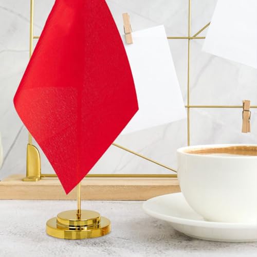 Base stable dorée et argentée pour fixer les petits drapeaux sans basculer - 5