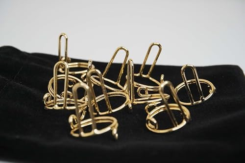 Wudu Nail Rings, 10PCS Adjustable, Reusable, Removable, Customizable, Set of 10 Pieces (Gold,Silver,Rose Gold) image 5
