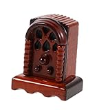 Échelle polyvalente : son échelle 1:12 rend compatible avec une variété de meubles et d'accessoires de maison de poupée pour un bricolage sans fin, une maison de poupée réaliste, une petite figurine radio