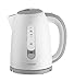 CONCEPT Hausgeräte RK2335 - Bollitore senza fili in plastica, decorazione 3D, design moderno, 1,7 l, 2200 W, colore: Grigio
