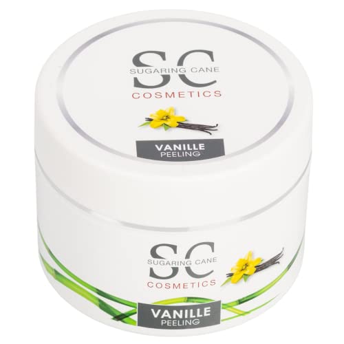 Sugaring Cane Zucker-Peeling | Sugar Body Scrub ohne Konservierungsmittel | Dusch- & Körperpeeling | Vanille, 200 ml