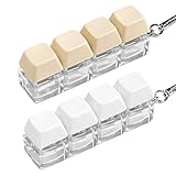 【Le cadeau parfait】Aux couleurs sobres et polyvalent - comme décoration pour le bureau, accessoire pour sac ou en voiture. Un cadeau pratique et bien pensé pour collègues, amis ou amateurs de claviers mécaniques.