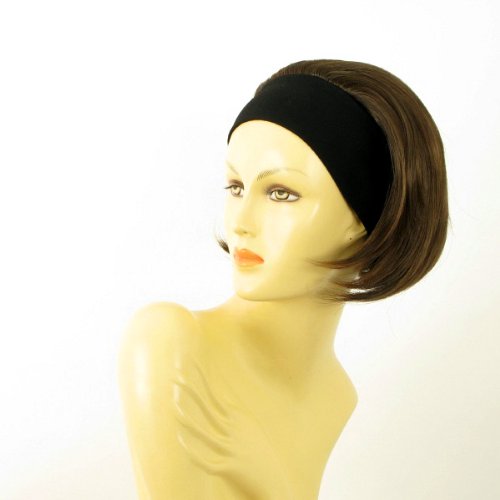 Perruque Courte Bouclée Femme - Couleur Chocolate Copper Wick - Synthétique - Bonnet Moyen - Neuf Avec étiquettes