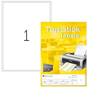TopStick 8772 Universal Etiketten, 100 Blatt