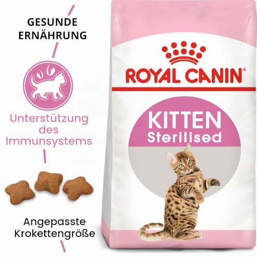 ROYAL CANIN Kitten STERILISED Trockennahrung für Katzen – 0.4 kg
